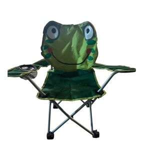 Kids Frog Folding Chair with Cup Holder